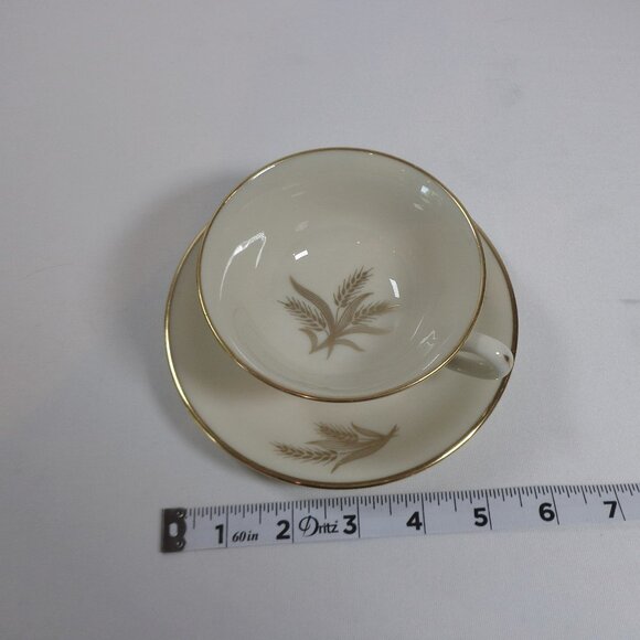 Lenox USA Made Cup & Saucer‎ Set Harvest Pattern Discontinued Replacement - Picture 4 of 6